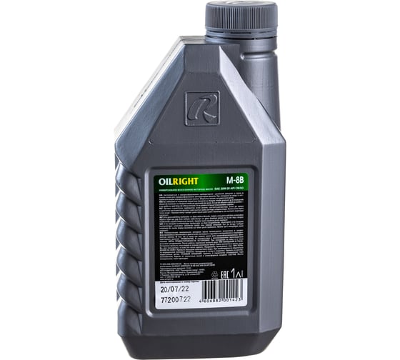 Моторное масло OILRIGHT М8В SAE 20W20, API CB/SD, 1 л 2486