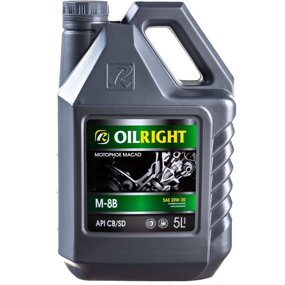 Моторное масло OILRIGHT М8В SAE 20W20, API CB/SD, 5 л 2484 - выгодная ...