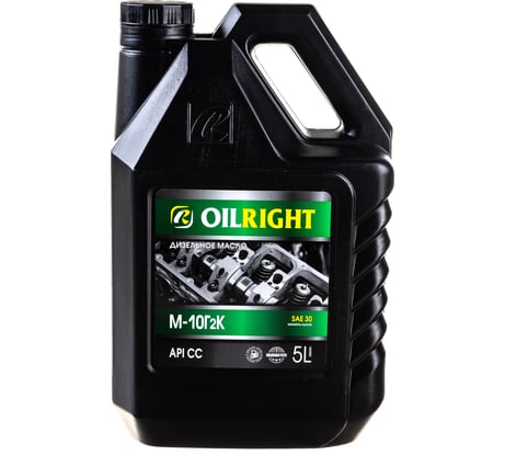 Моторное масло OILRIGHT М10Г2К 5 л 2502