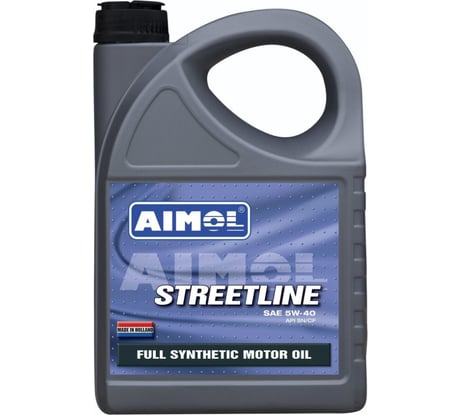 Моторное масло AIMOL Streetline синтетическое, 5w-40, 4 л 8717662390555