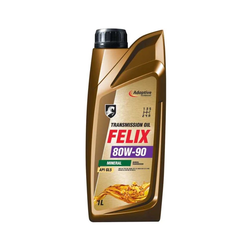 Масло трансмиссионное 80W90 GL-5 (1л) (Felix)
