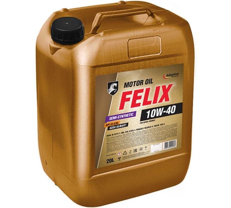 Масло моторное FELIX 10W-40 API CI-4/SL 20л 410000136