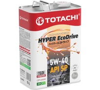 Масло моторное TOTACHI HYPER Ecodrive Fully Synthetic SP/SN PLUS 5W-40 4л E1504