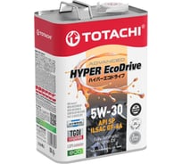 Масло моторное TOTACHI HYPER Ecodrive Fully Synthetic SP/GF-6A 5W-30 4л? фонарик E0304A
