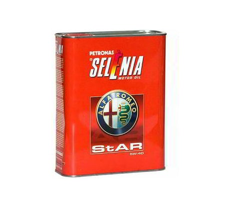 Моторное масло PETRONAS SELENIA STAR синтетическое, 5W40, 2 л 70159GC5EU