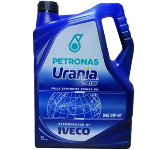 Моторное масло PETRONAS URANIA DAILY синтетическое, 5W30, 5 л 71523M12EU