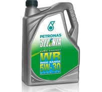 Моторное масло PETRONAS SELENIA WR P. E. синтетическое, 5W30, 5 л 70205M12EU