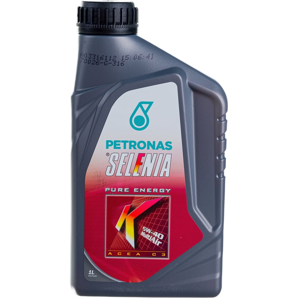 Моторное масло PETRONAS SELENIA К P. E. синтетическое, 5W40, 1 л ...
