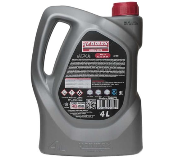 Масло моторное синтетическое YENMAK 5W30 Ford WSS-M2C929 |API SP | ILSAC GF-6A 4L 28-05W30-104GF