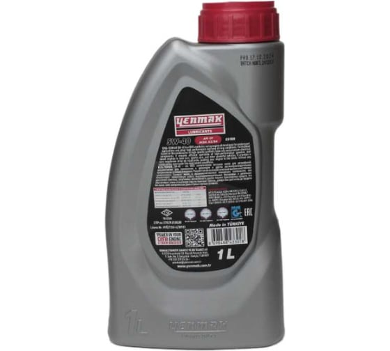 Масло YENMAK 5W40 моторное синтетическое MB 229.3 / 229.5 |API SP | ACEA A3/B4 1L 28-05W40-101