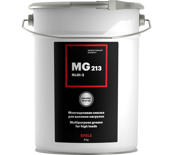 Литиевая смазка EFELE MG-213 5 кг 0091419 1
