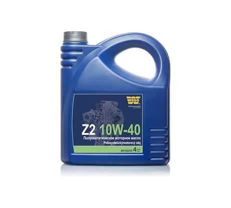 Моторное масло WEGO Z2 10W-40, SG/CD, 4 л, 3.49 кг 4627089062338