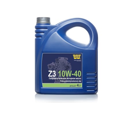 Моторное масло WEGO Z3 полусинтетическое, 10W-40, SL/CF, 4 л 4627089060877