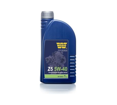 Моторное масло WEGO Z5 синтетическое, 5W-40, SN/CF, 1 л 4627089061751