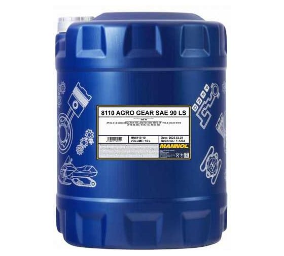 Трансмиссионное масло MANNOL AGRO GEAR 90 LS 20 л 811020