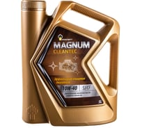 Моторное масло РОСНЕФТЬ Magnum Cleantec 10W-40 SJ-CF синт. кан. 5 л 40810050