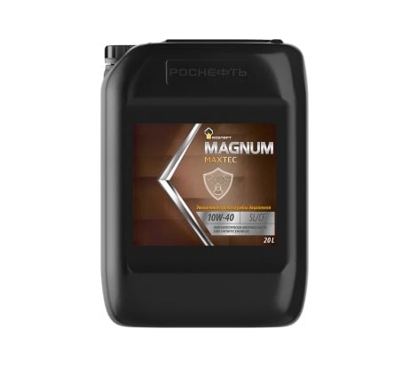 Моторное масло РОСНЕФТЬ Magnum Maxtec 10W-40 SL-CF п-синт. кан. 20 л 40814760