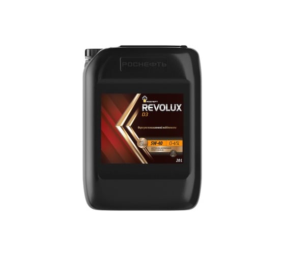Моторное масло РОСНЕФТЬ Revolux D3 5W-40 CI-4-SL синт. кан. 20 л 40620969