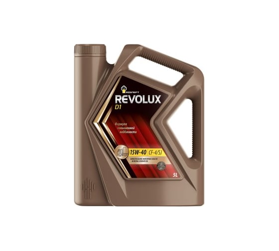 Моторное масло РОСНЕФТЬ Revolux D1 15W-40 CF-4-SJ минер. кан. 5 л 40620550 1