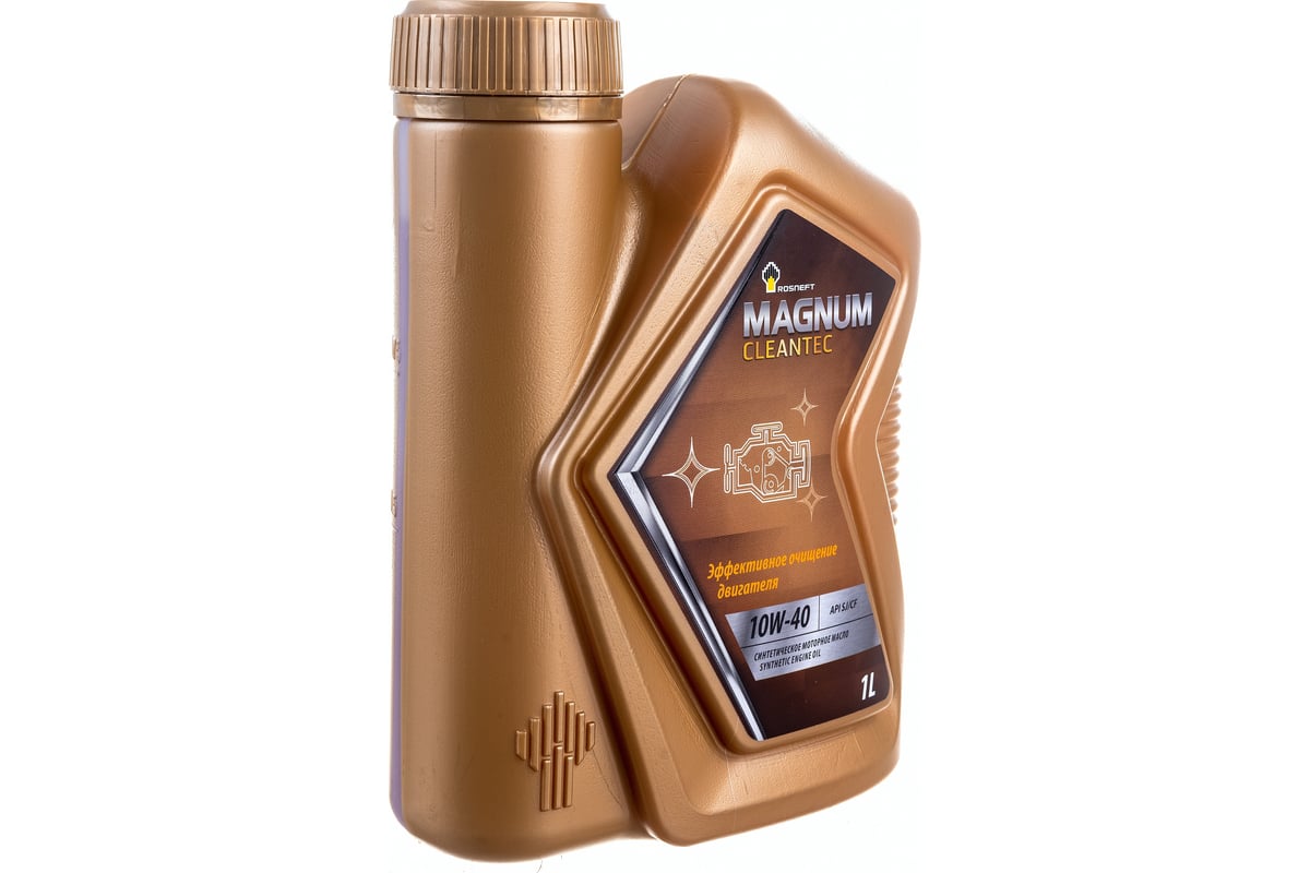  масло РОСНЕФТЬ Magnum Cleantec 10W-40 SJ-CF синт. кан. 1 л .