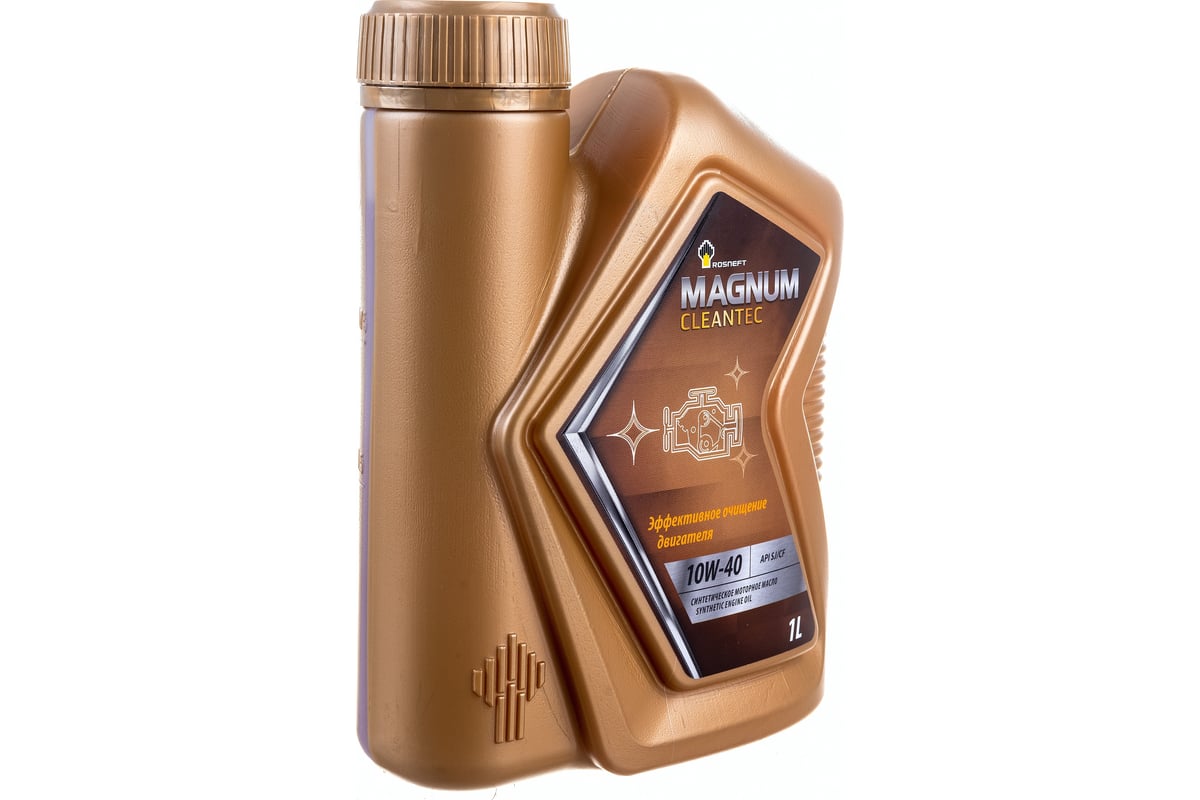 Моторное масло РОСНЕФТЬ Magnum Cleantec 10W-40 SJ-CF синт. кан. 1 л 40810032