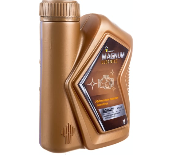 Моторное масло РОСНЕФТЬ Magnum Cleantec 10W-40 SJ-CF синт. кан. 1 л 40810032