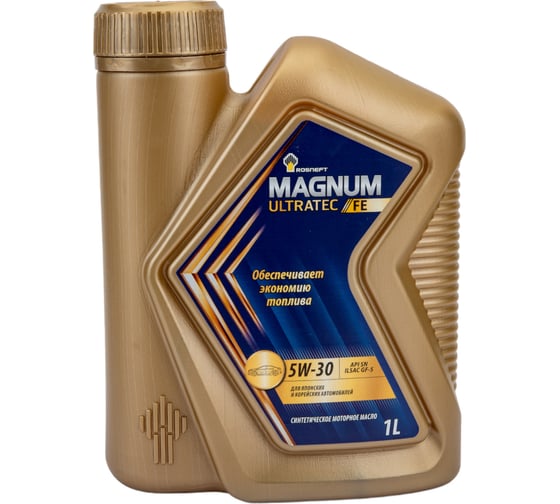 Моторное масло РОСНЕФТЬ Magnum Ultratec FE 5W-30 SN-CF синт. кан. 1 л 40816332
