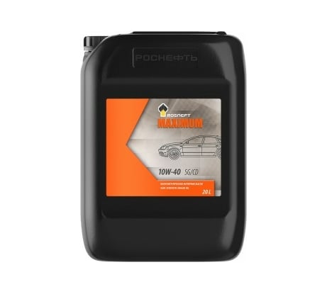 Масло моторное п-синт. Роснефть Maximum 10W-40 SG-CD кан. 20 л 40814360