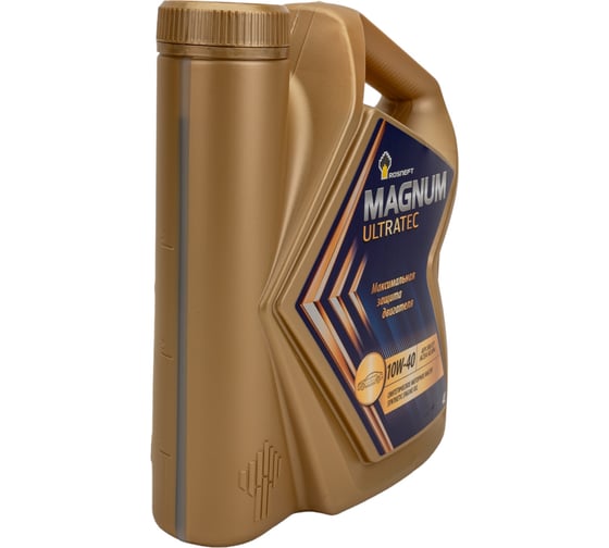 Моторное масло РОСНЕФТЬ Magnum Ultratec 10W-40 SN-CF синт. кан. 4 л 40814942
