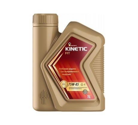 Трансмиссионное масло РОСНЕФТЬ Kinetic MT 75W-85 GL-4 п-синт. кан. 1 л 40817132
