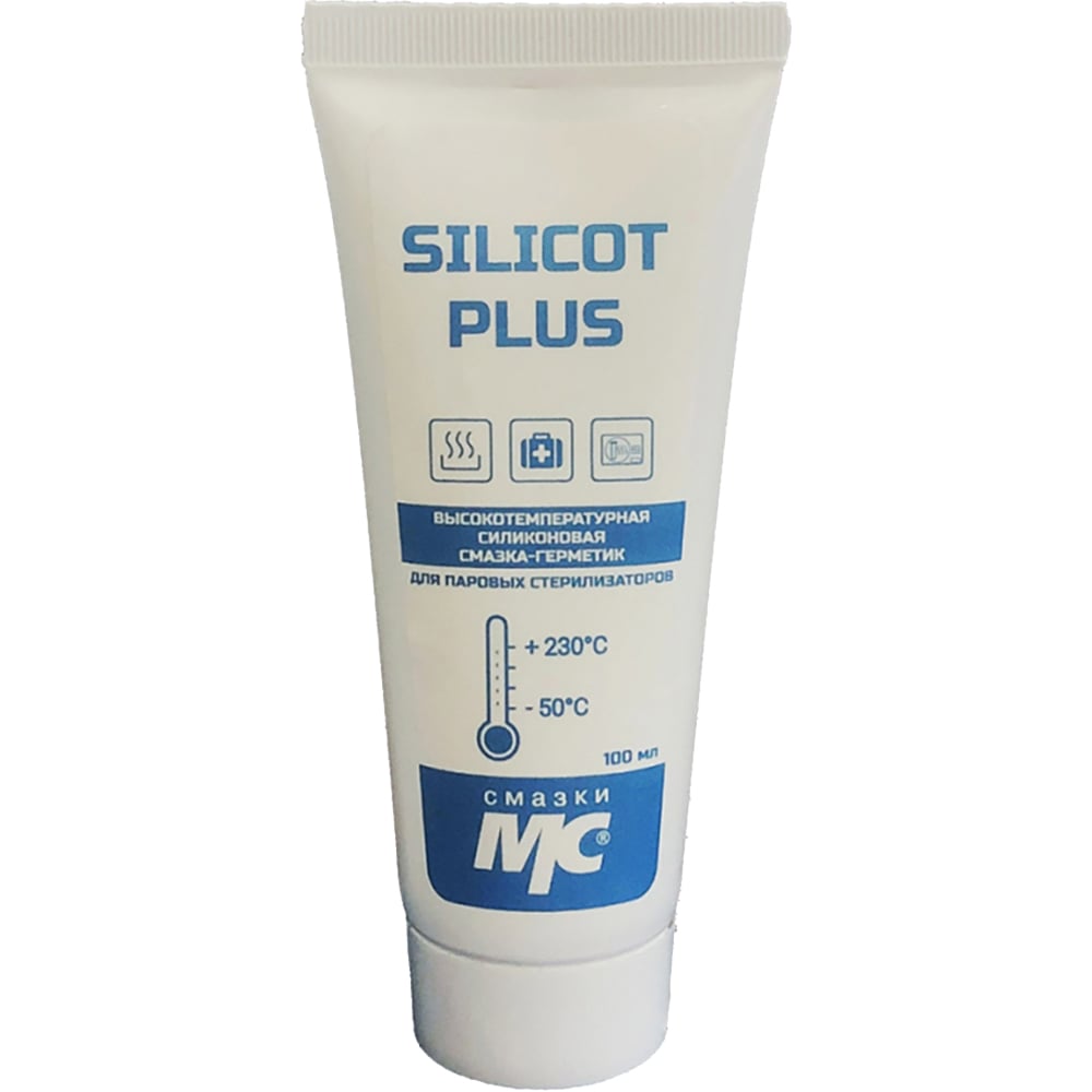 Силиконовая-герметик смазка ВМПАВТО МС Silicot Plus, туба 100 мл 2304 ...