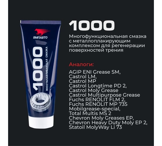 Смазка ВМПАВТО МС 1000 многофункциональная, 80г стик-пакет 1103