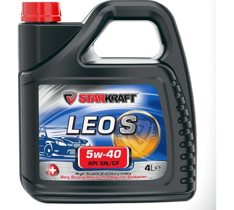 Универсальное синтетическое моторное масло STARKRAFT Leo 5w-40 S LS0704004