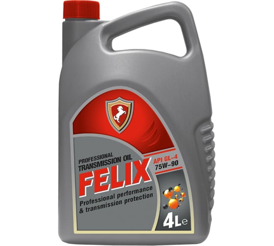 Трансмиссионное масло FELIX 75W-90, GL-4, 4 л 431000001 1