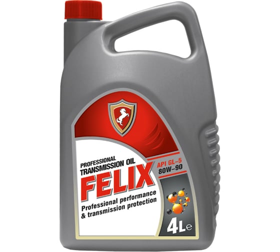 Трансмиссионное масло FELIX 80W-90, GL-5, 4 л 431000003 1