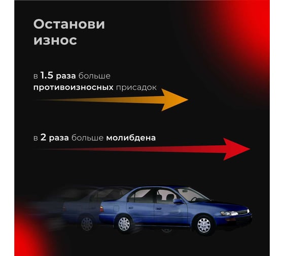 Моторное синтетическое масло ВМПАВТО Resurs 100+ 5w30 (A3/B4; SL/CF) 4 л+1 л 9287