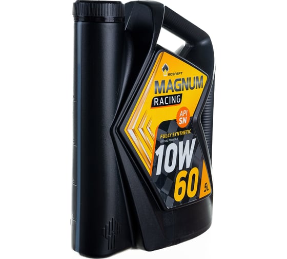Моторное масло РОСНЕФТЬ Magnum Racing 10W-60 (РНПК) SN/A3/B4 синт. кан. 5 л 40801750