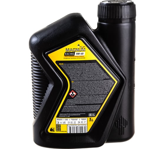 Моторное масло РОСНЕФТЬ Magnum Racing 5W-40 (РНПК) SN/A3/B4 синт. кан. 1 л 40801632