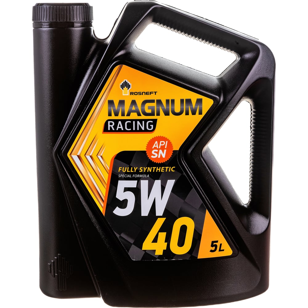 Моторное масло РОСНЕФТЬ Magnum Racing 5W-40 (РНПК) SN/A3/B4 синт. кан ...
