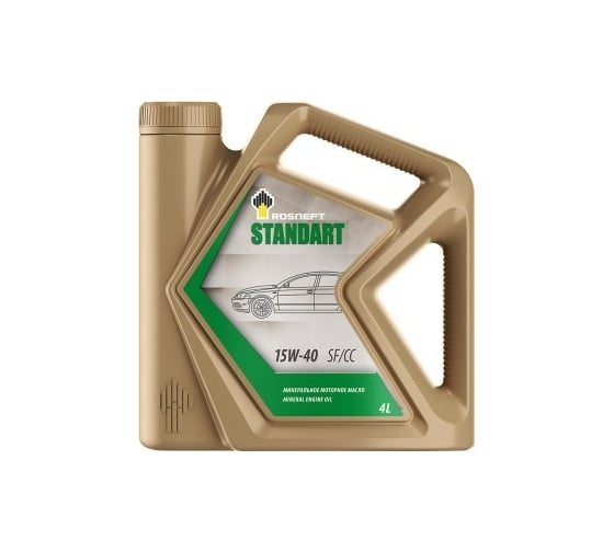 Моторное масло РОСНЕФТЬ Standart 15W-40 SF-CC минер. кан. 4 л 40815942 1