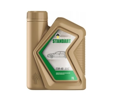 Моторное масло РОСНЕФТЬ Standart 15W-40 SF-CC минер. кан. 1 л 40815932