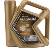 Моторное масло РОСНЕФТЬ Magnum Coldtec 5W-40 SN-CF синт. кан. 4 л 40813842 17941411