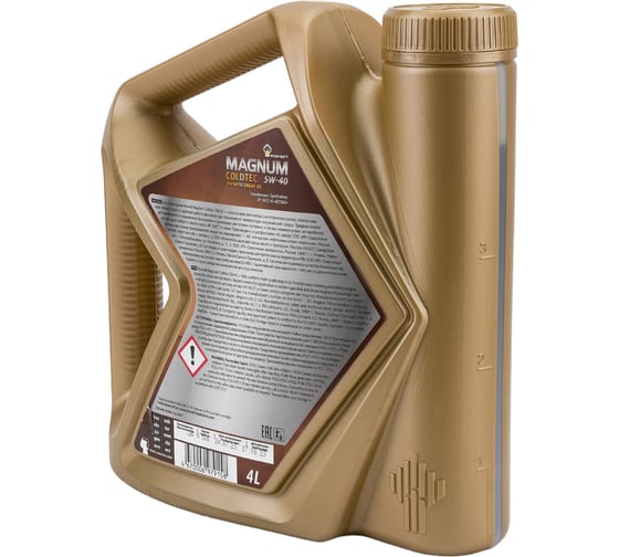 Моторное масло РОСНЕФТЬ Magnum Coldtec 5W-40 SN-CF синт. кан. 4 л 40813842