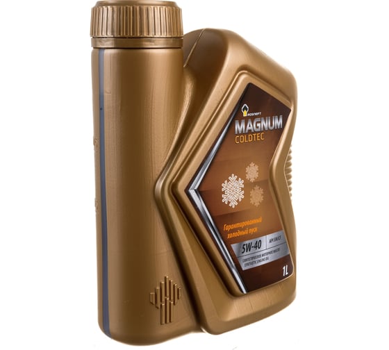 Моторное масло РОСНЕФТЬ Magnum Coldtec 5W-40 SN-CF синт. кан. 1 л 40813832