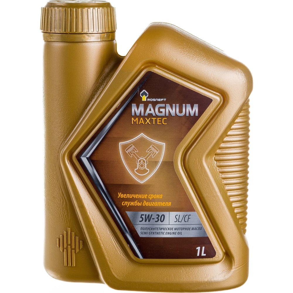 Полусинтетическое моторное масло Роснефть Magnum Maxtec 5W-30 SL-CF .