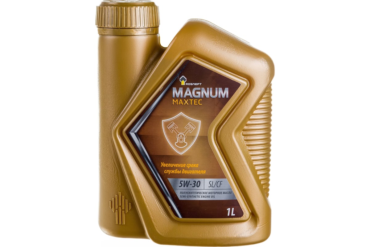 Полусинтетическое моторное масло Роснефть Magnum Maxtec 5W-30 SL-CF ...