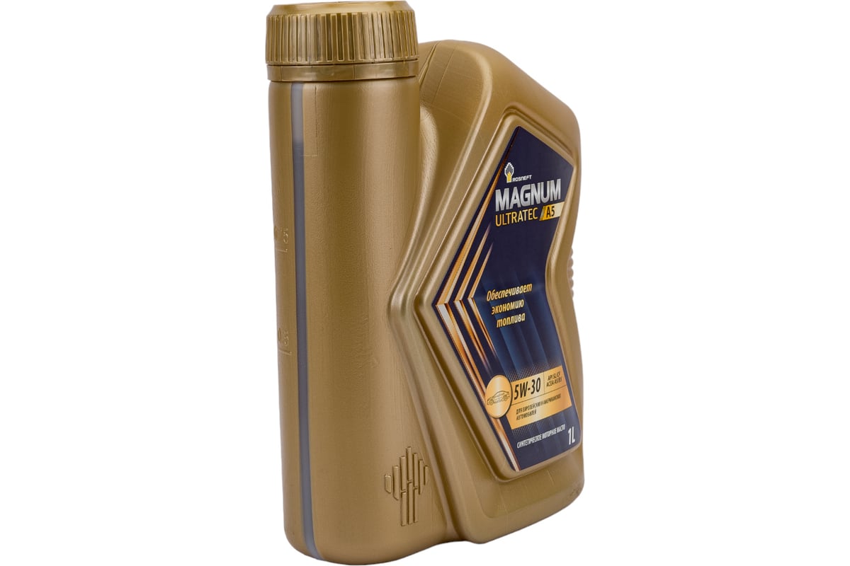 Моторное масло РОСНЕФТЬ Magnum Ultratec A5 5W-30 SL-CF синт. кан. 1л ...