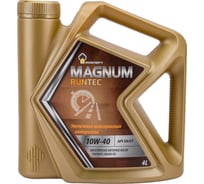 Моторное масло РОСНЕФТЬ Magnum Runtec 10W-40 SN-CF синт. кан. 4 л 40810242