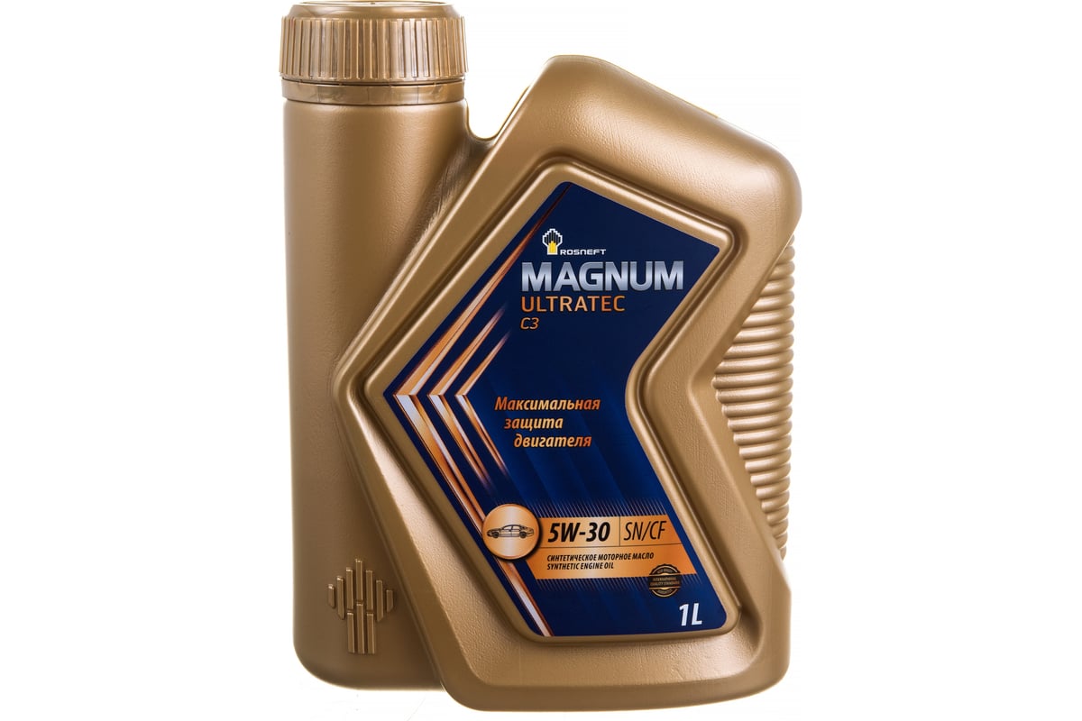 Моторное масло РОСНЕФТЬ Magnum Ultratec C3 5W-30 SN-CF синт. кан. 1 л  40814132 - выгодная цена, отзывы, характеристики, фото - купить в Москве и  РФ