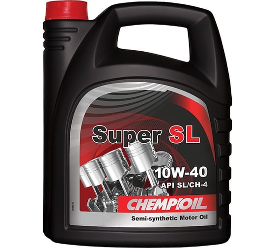 Полусинтетическое моторное масло CHEMPIOIL SUPER SL 10W40 1 л, 10W-40 S1180 1